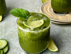 Tonic rafraîchissant au concombre et matcha
